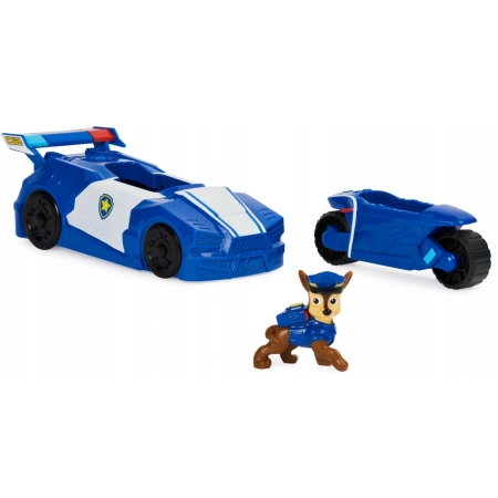 Psi Patrol Chase Samochód i motor 2w1+figurka